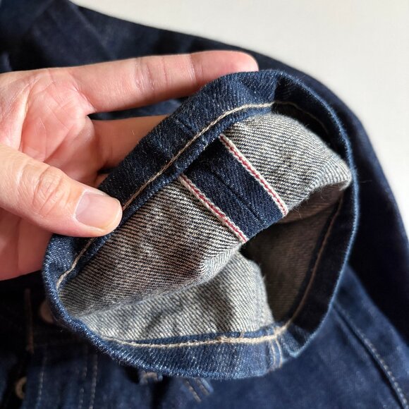 Naked & Famous Weird Guy Tapered Fit Selvedge Button Fly Jeans - Men's Sz 34*34 - Picture 10 of 12